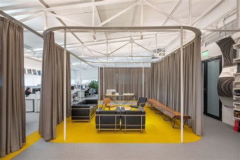 Curtain Call Four Flexible Office Spaces That Use Interior Curtains