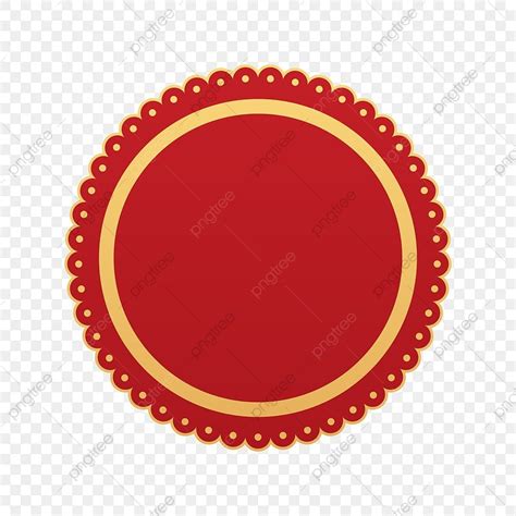 Blank Clipart Transparent Background Blank Red Round Element Blank