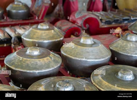 Gamelan Traditional Balinese Percussive Music Instruments For Ensemble