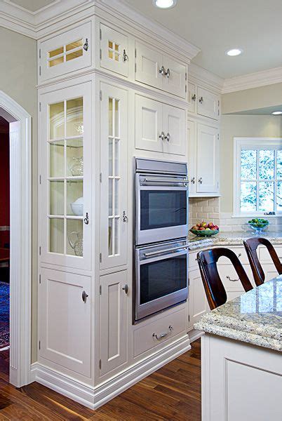 Kitchen cabinet door pulls antique bureau drawer pulls. Glass paneled doors & cabinet lighting ~ a nice way to add ...