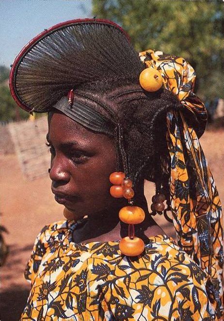 Africa Fulani Girl With Traditional Hairstyle Senegal Scanned