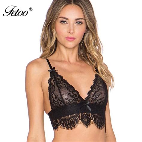 Sexy Womens Bras Lace Bralette Unlined Bra Thin Wire Free Sheer Sexy