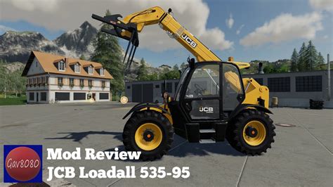 Jcb Loadall 535 95 Farming Simulator 19 Mod Review Youtube