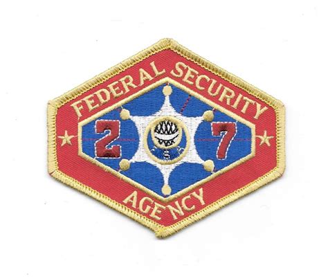 Outland Movie Federal Security Agency Logo Embroidered
