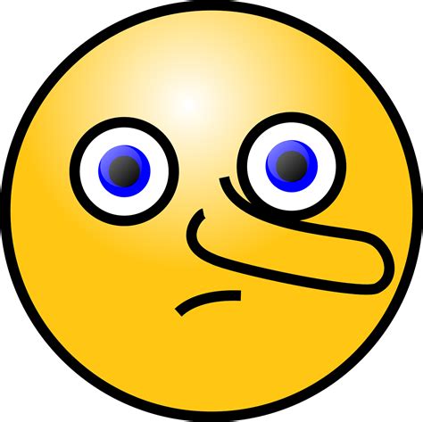 Long Nose Lying Emoticon Face Png Picpng