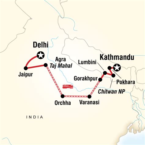 Delhi, delhi, india, asia geographical coordinates: Delhi to Kathmandu Adventure in India, Asia - G Adventures
