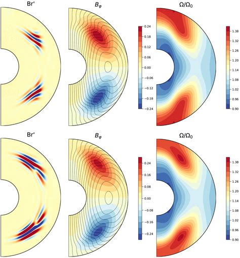 Interplay Between Magnetic Fields And Differential Rotation In A Stably