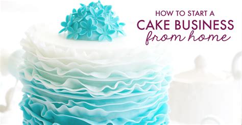 How to start a vegan business check list: How to Start a Cake Business from Home