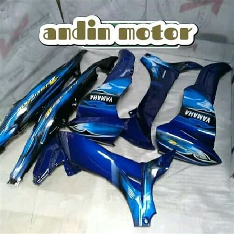 Modifikasi motor king warna hitam terbaru 2015 sukaon via. Jual Cover body sayap luar dalam jupiter z biru hitam ...