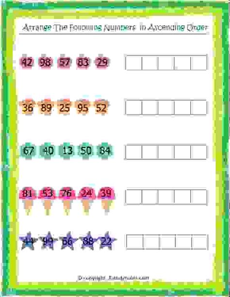 Tens and ones worksheet is composed of the following numbers worksheet numbers activity numbers exercise and math problems. Preschool Worksheet Gallery: Kindergarten Math Ascending Order Worksheets