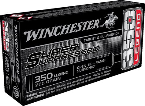Winchester 350 Legend Ammunition X350clf 150 Grain Copper Impact Lead