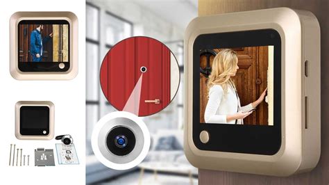 Door Peephole Security Camera Digital Wide Angle Youtube