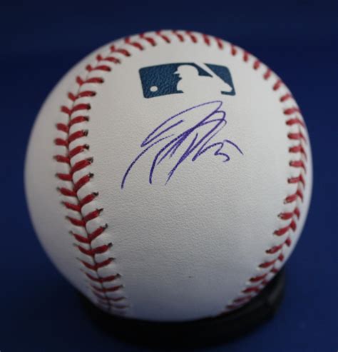 Joc Pederson Signed Baseball Autographed Mlb Baseballs