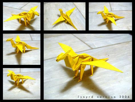 Simple origami dragon. | Origami dragon, Origami easy, Origami