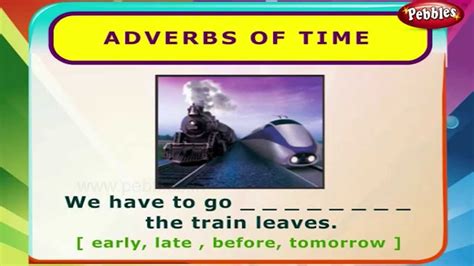 Specify the timing of an action or activity. Adverbs of Time | English Grammar Exercises For Kids ...