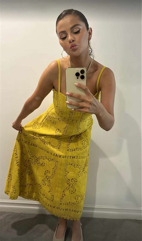 Selena Gomez Who Says Dress Back