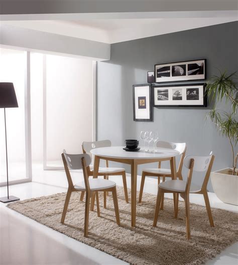 Obten tu credito para comprar un comedor: comedores-modernos-muebles-mesa-redonda-colores-claros ...