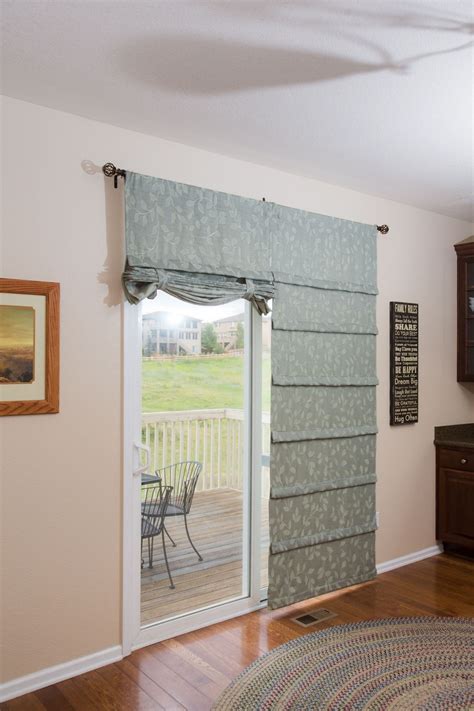 Versatile Sliding Glass Door Curtain It Us A Shade And Curtain All I