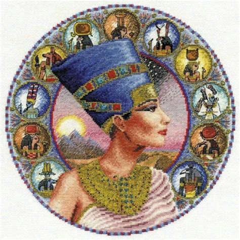 Seller goes above and beyond to offer a wonderful product. Queen Nefertiti Art. | Counted cross stitch kits, Cross ...