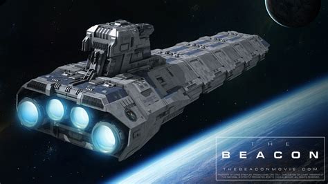 Artstation The Beacon Cargo Cruiser Andrew Bangel Space Ship