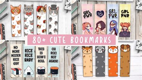 500 free printable bookmarks how to personalize world of printables