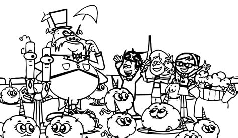 Supernoobs Coloring Page Wecoloringpage