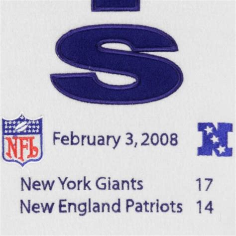 New York Giants Super Bowl Xlii Champions Heritage Banner