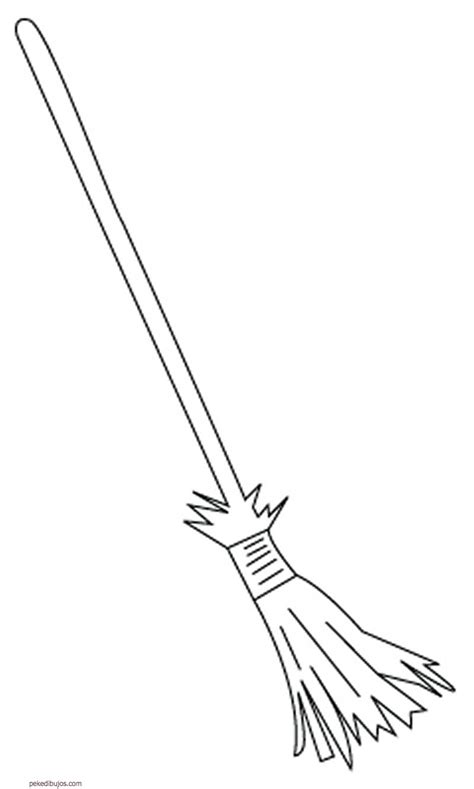 Scary ghosts, bats, pumpkins, witch, scarecrow coloring pages too. Dibujos de escobas para colorear