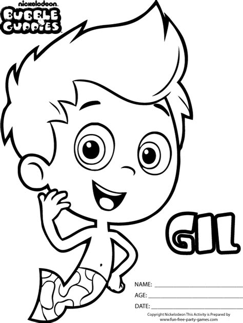 Explore 623989 free printable coloring pages for your kids and adults. free bubble guppies coloring pages gil - Enjoy Coloring ...