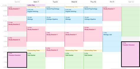 This Is The Study Schedule That Will Keep You Sane Sherockscollege