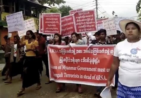 buddhists protest to urge myanmar not to repatriate rohingya other media news tasnim news agency