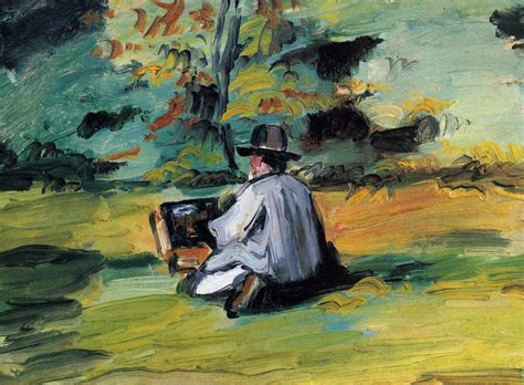 A Painter At Work 1875 Paul Cezanne