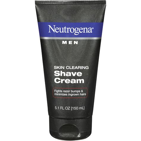 Neutrogena Men Shave Cream Skin Clearing 51 Fl Oz 150 Ml Shop