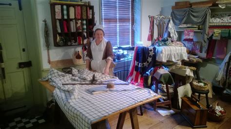 Betsy Ross House Living History Exhibit Dressing The Bed Centuries