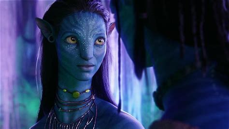 Hd Wallpaper Neytiri From Avatar Movie Face Aliens Blue Skin