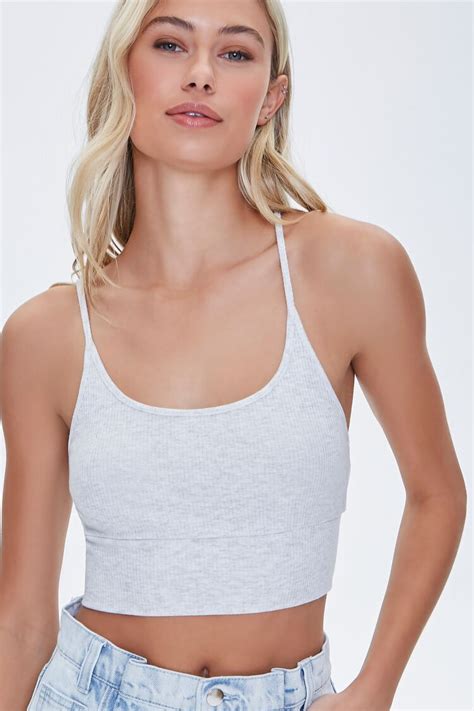 Ribbed Cropped Cami