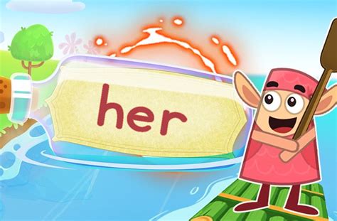 Practice The Sight Word Her Game Ela Games Splashlearn