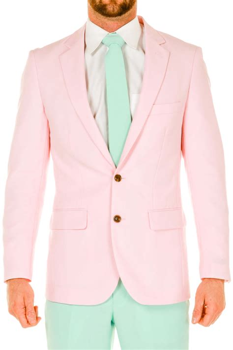 Pastel Pink And Green Suit The Magentleman Suit