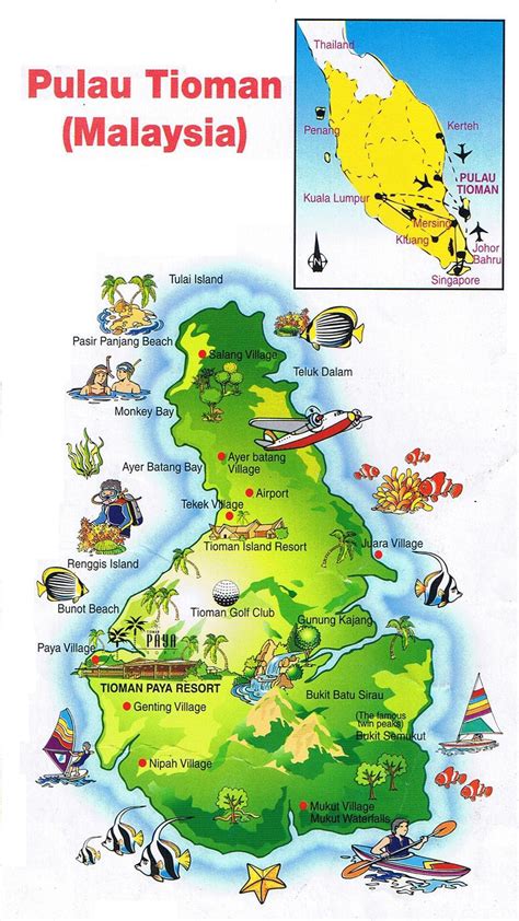 There are loads of activities and sights on the island. Tioman Island in Malaysia | Wonderful Malaysia