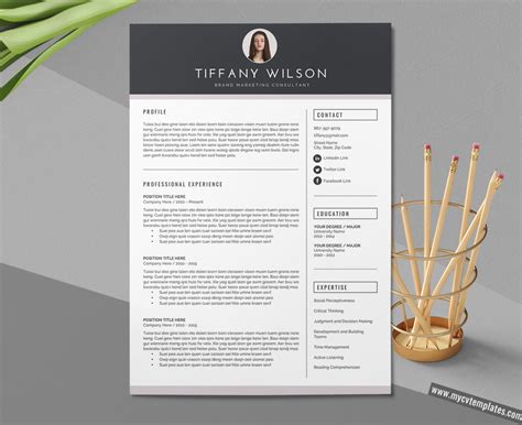 Bank officer cv sample myperfectcv. Modern CV Template Word, Curriculum Vitae, Professional CV ...