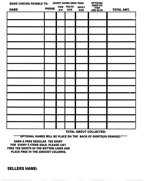 Are you looking for a free online order form template? Jersey Shore (PA) Swim: November 2010