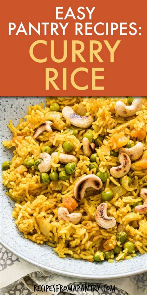 Easy Curry Rice Recipe Curry Rice Recipes Side Dish Recipes Easy