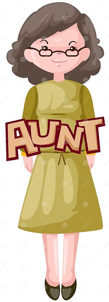 Letter Of Aunt Stock Vector Illustration Of People Graphic 28599488