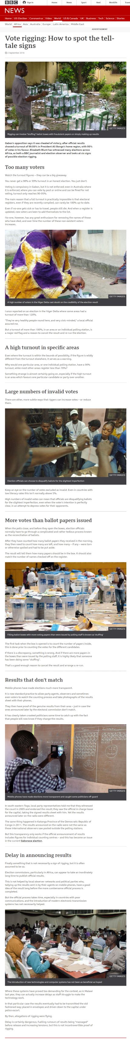 Vote Rigging Bbc Nigerian Election Blank Template Imgflip