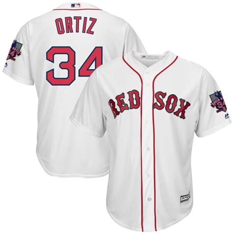 The boston red sox have some of the most timeless and classic jerseys in all of baseball. Majestic David Ortiz Boston Red Sox White Cool Base Jersey ...