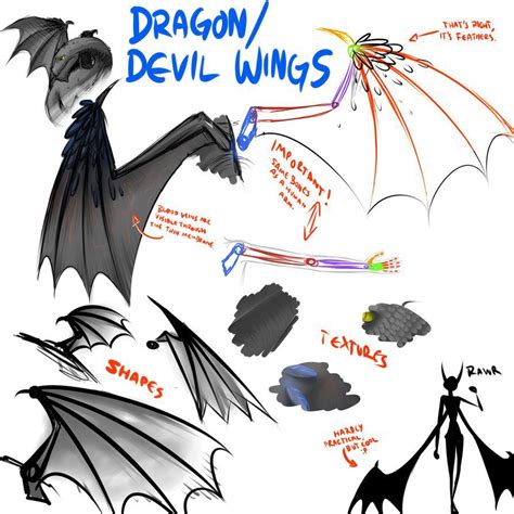 Demon Wings Wings Drawing Anime Drawings Demon Drawings