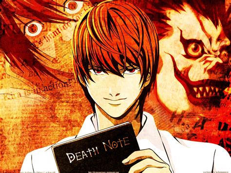 Wallpaper Illustration Anime Cartoon Death Note Yagami Light