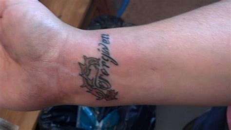 It is about my faith and about just being happy, and that i've been forgiven, with a clean slate. "Forgiven" wrist tattoo | Stafford Tattoo L13 | Pinterest ...