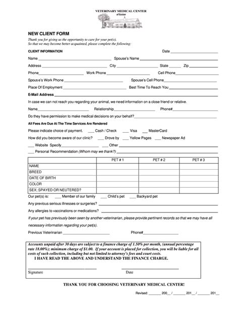 New Client Form Fill Out And Sign Online Dochub
