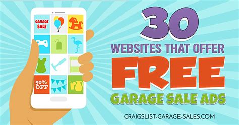 30 Websites that Offer Free Garage Sale Ads | Craigslist Garage Sales